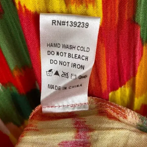 Tuckernuck Pomander Place Kenzo Magnolia Watercolor Dress Size Small - Picture 13 of 14